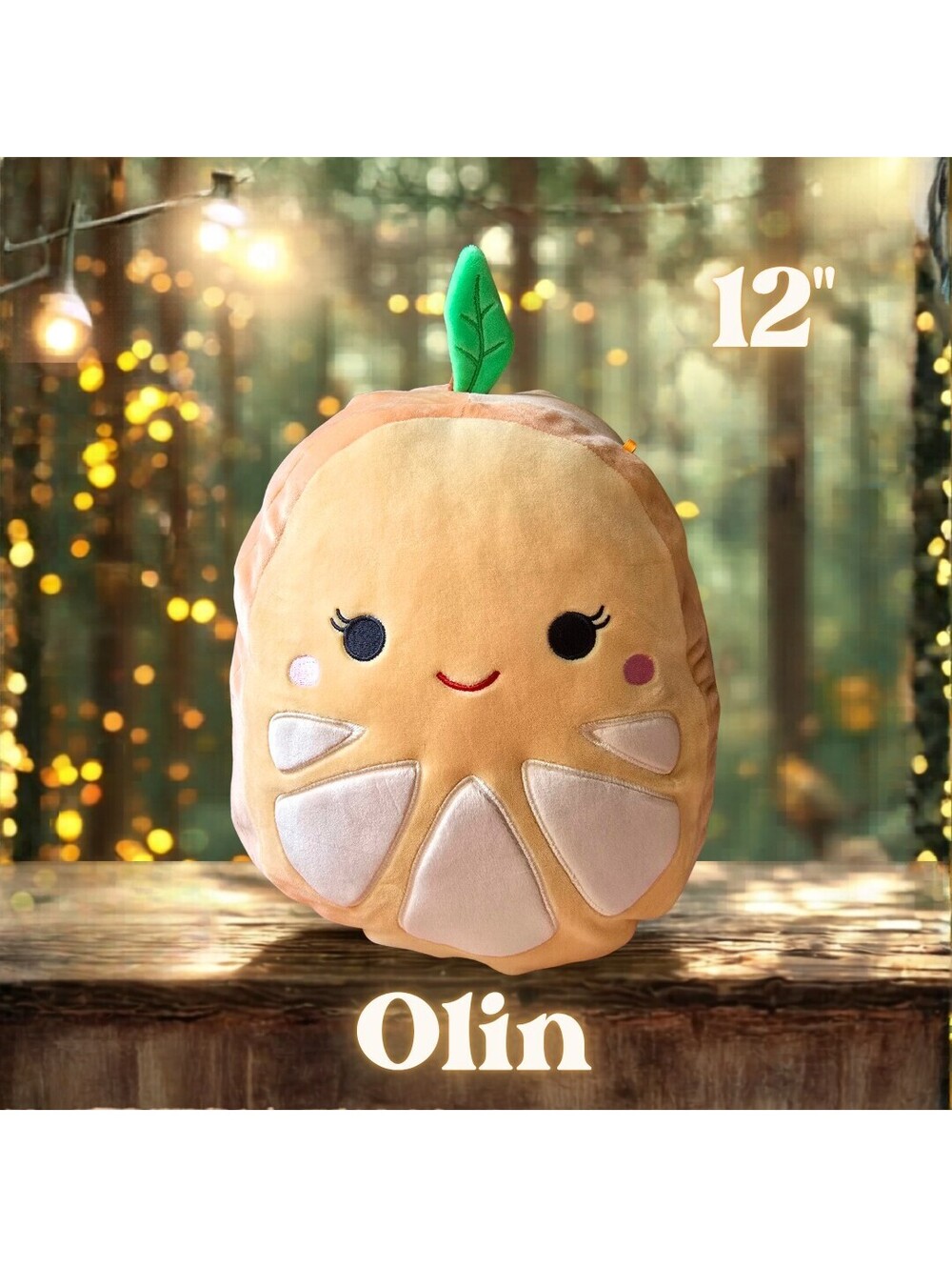 EUC Squishmallows Oran the Orange 12"